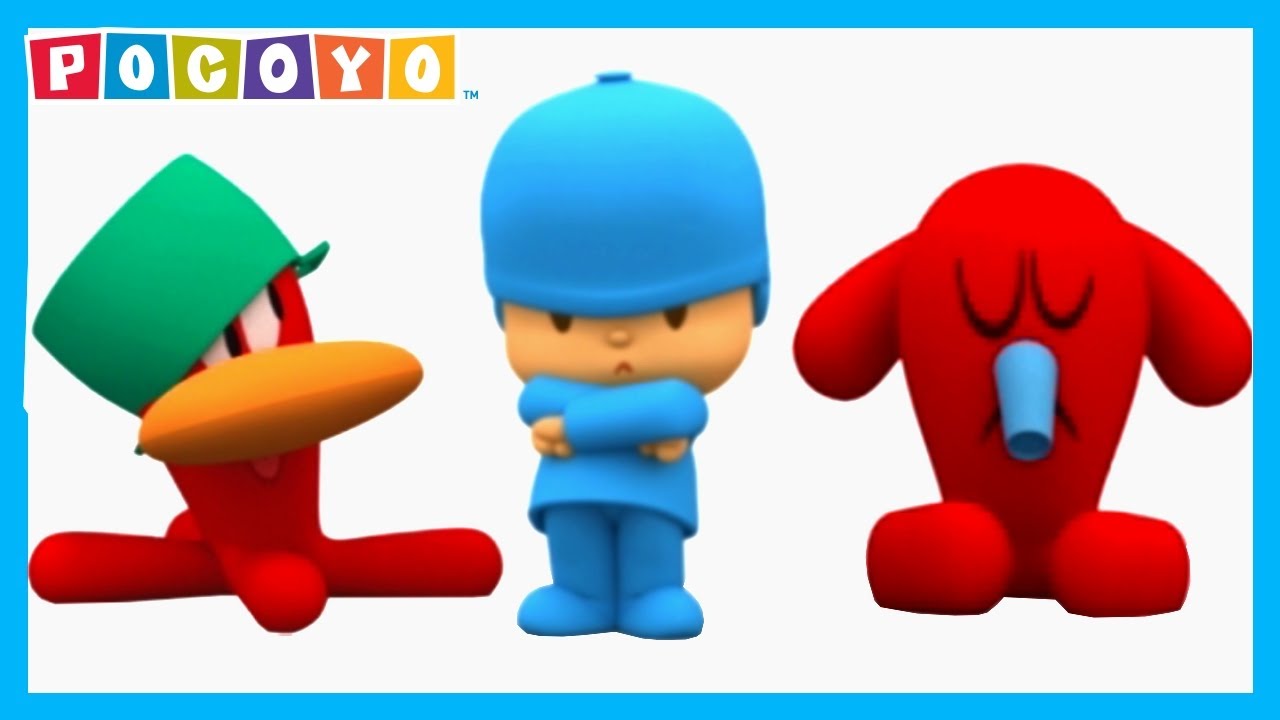 Pocoyo in Hindi - Pocoyo in the Middle - Gendh ka Khel - हिंदी Kahaniya - Hindi Cartoons for Kids