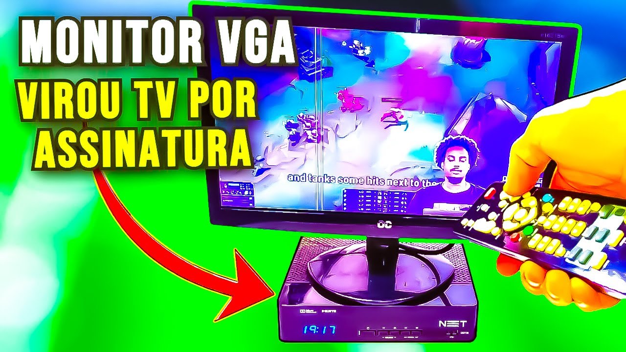 Recuperando Monitor - Como usar VGA na TV por Assinatura HDMI -  Onde Soldar Fios de Cabo Rompido