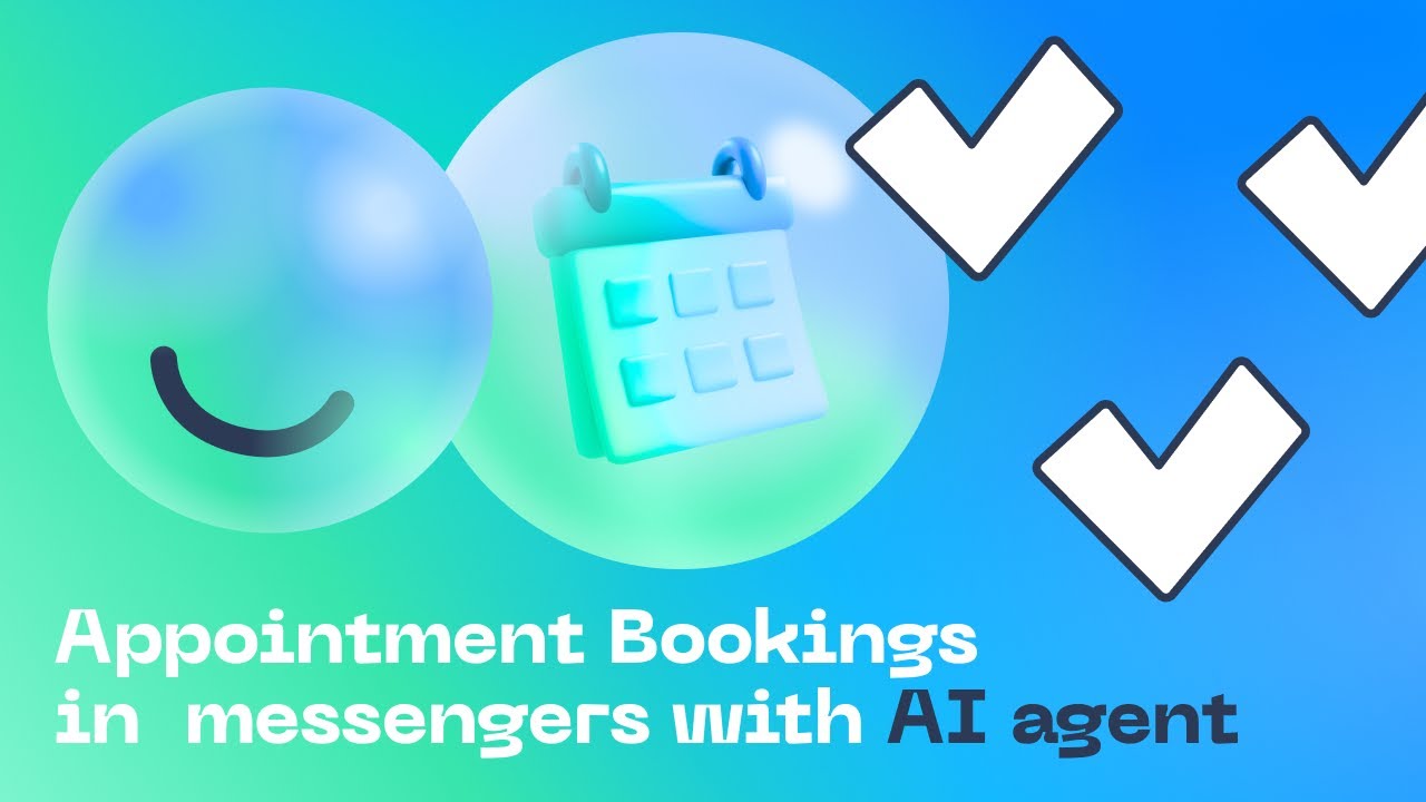 Appointment bookings in messengers with AI agent