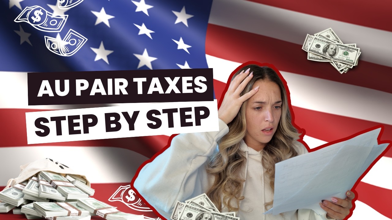 Au Pair Tax Return USA 🇺🇸 | How to Fill Out Form 1040-NR Step-by-Step