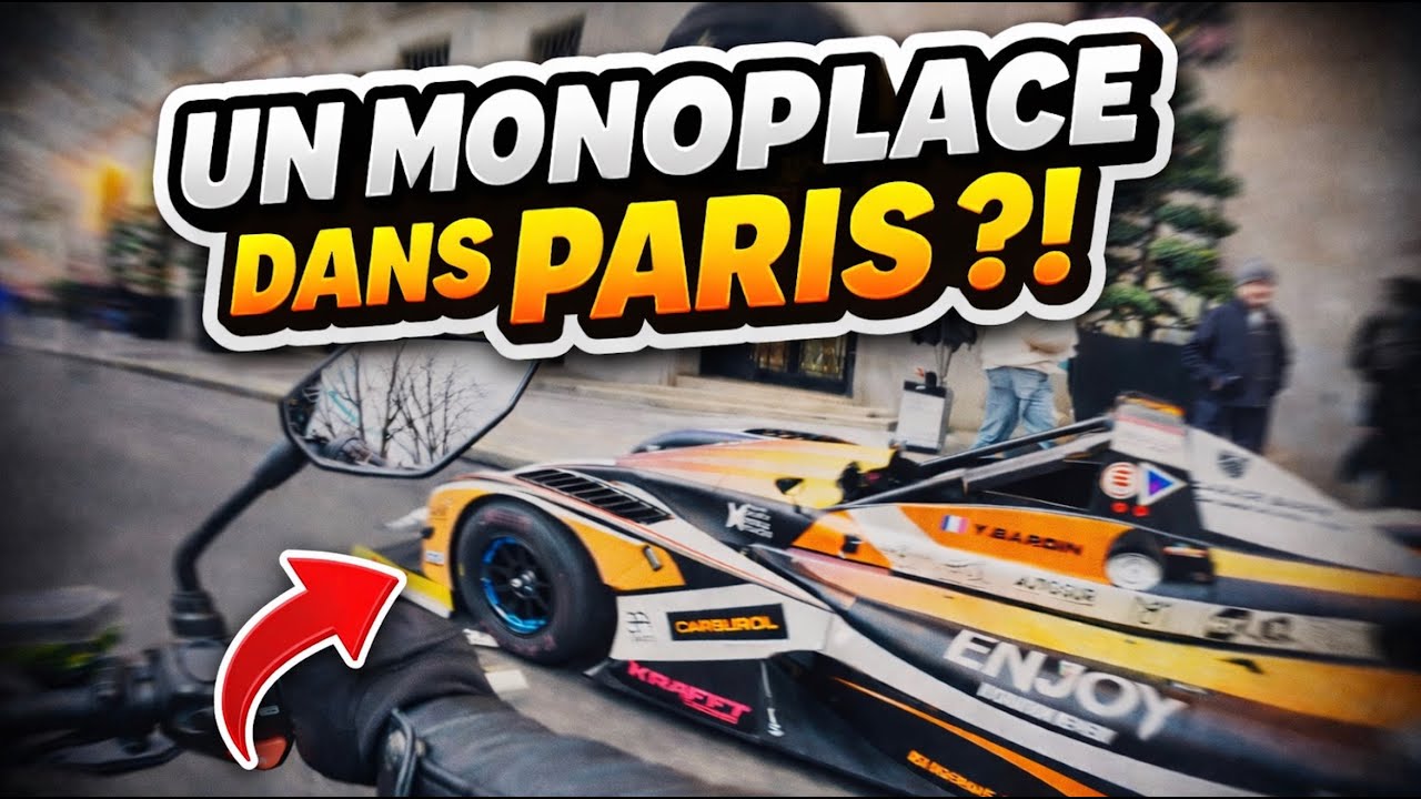 UNE MONOPLACE DANS PARIS 🤩 - MOTOVLOG 3