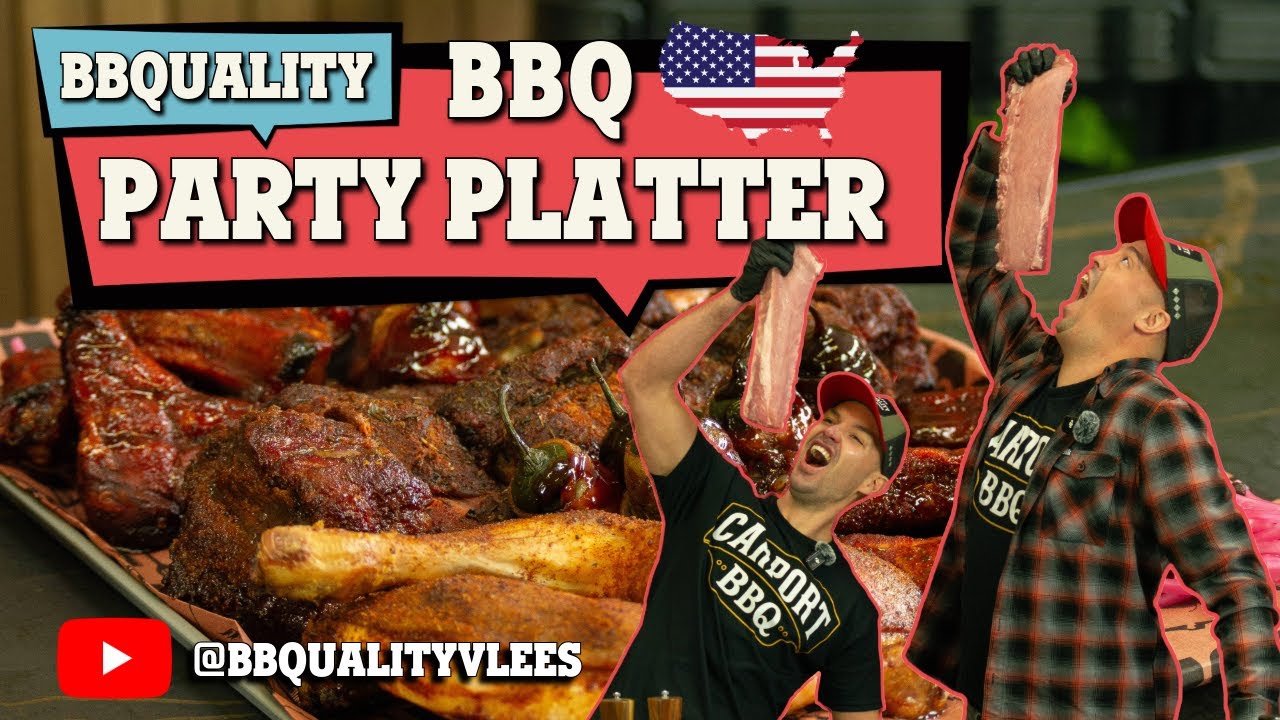 BBQ Platter maken: Beef Ribs, Spareribs, Texas Twinkies & Kippenpoten | BBQuality USA Recept