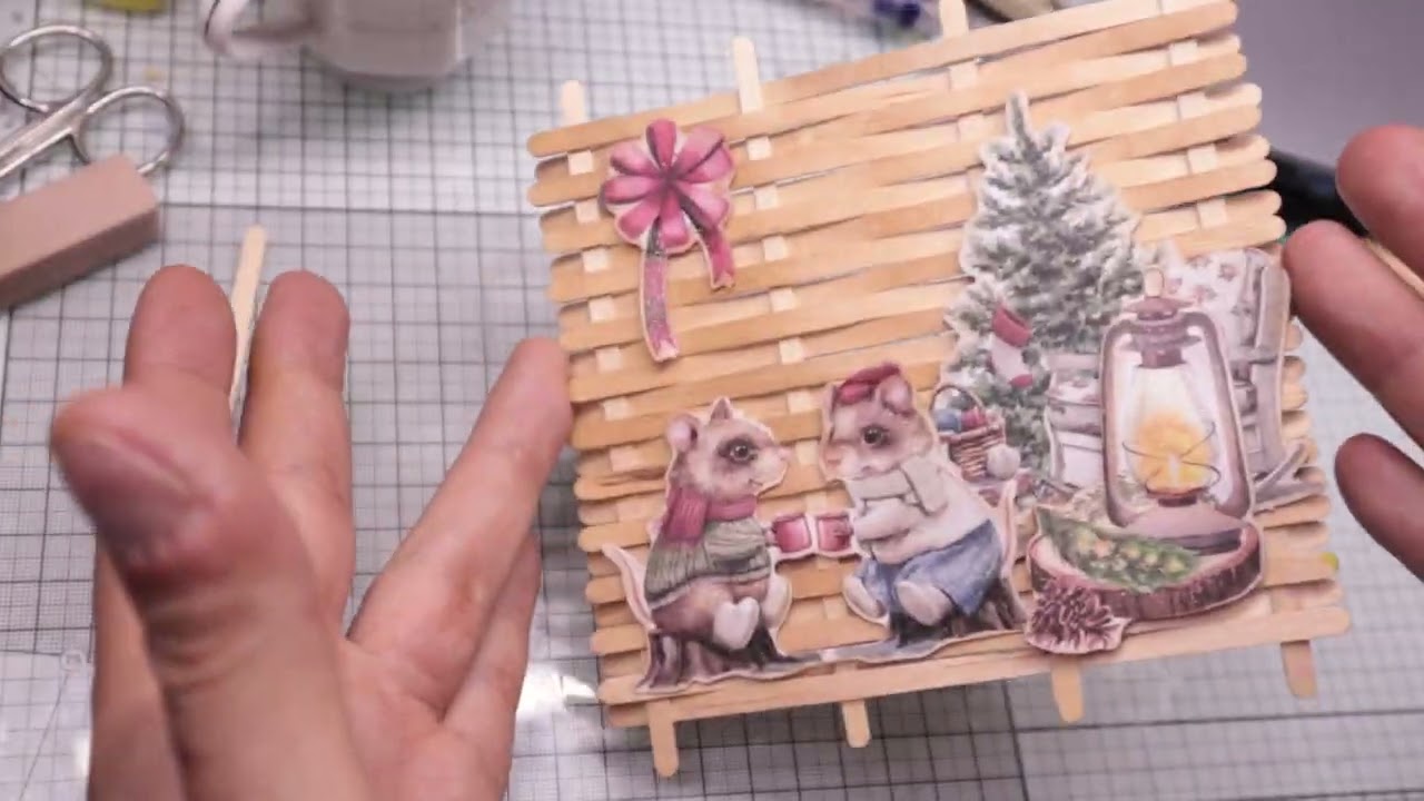 Bricolage 100% ACTION - Palissade en bois déco de Noël