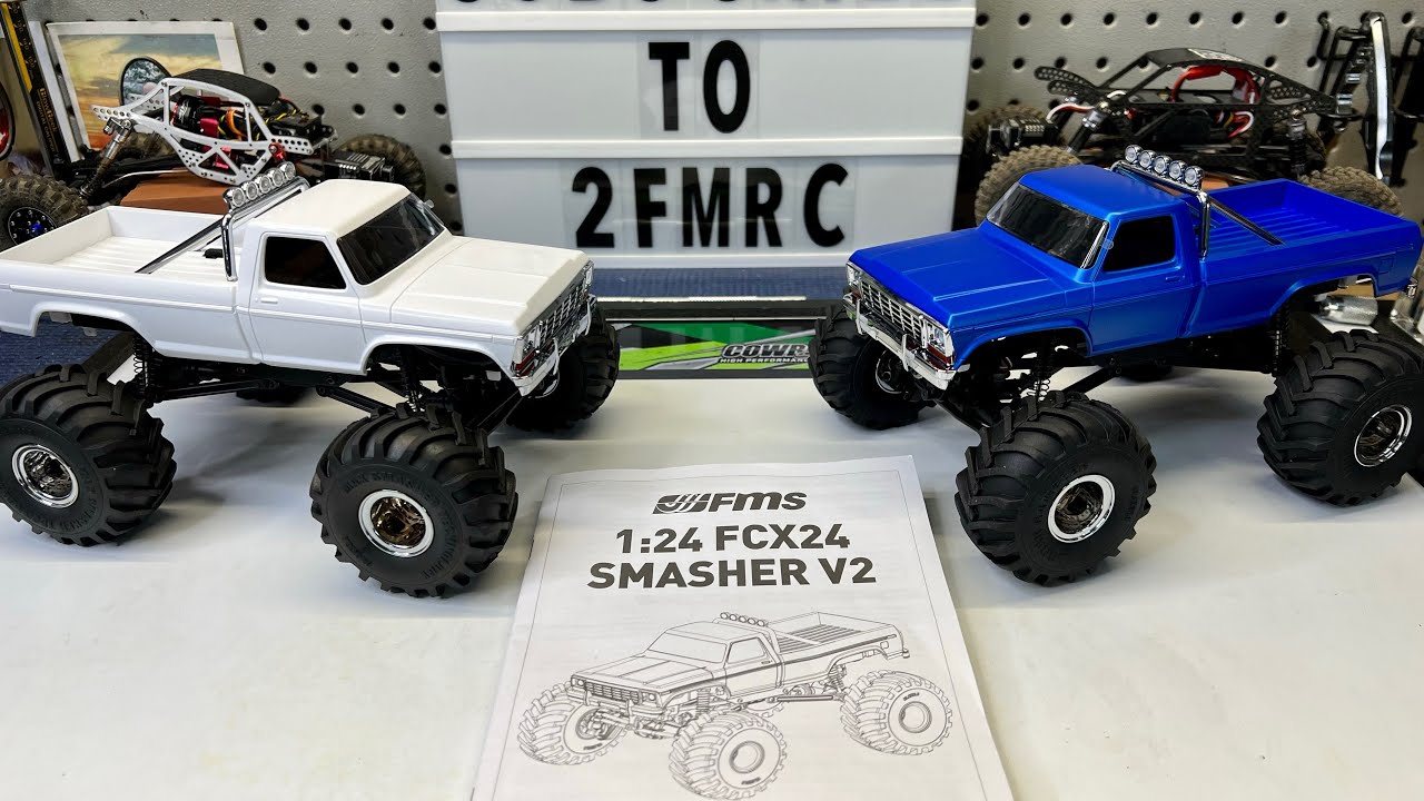 FMS Smasher V2 with Updated Transmitter! How To Set Drag Brake and Throttle