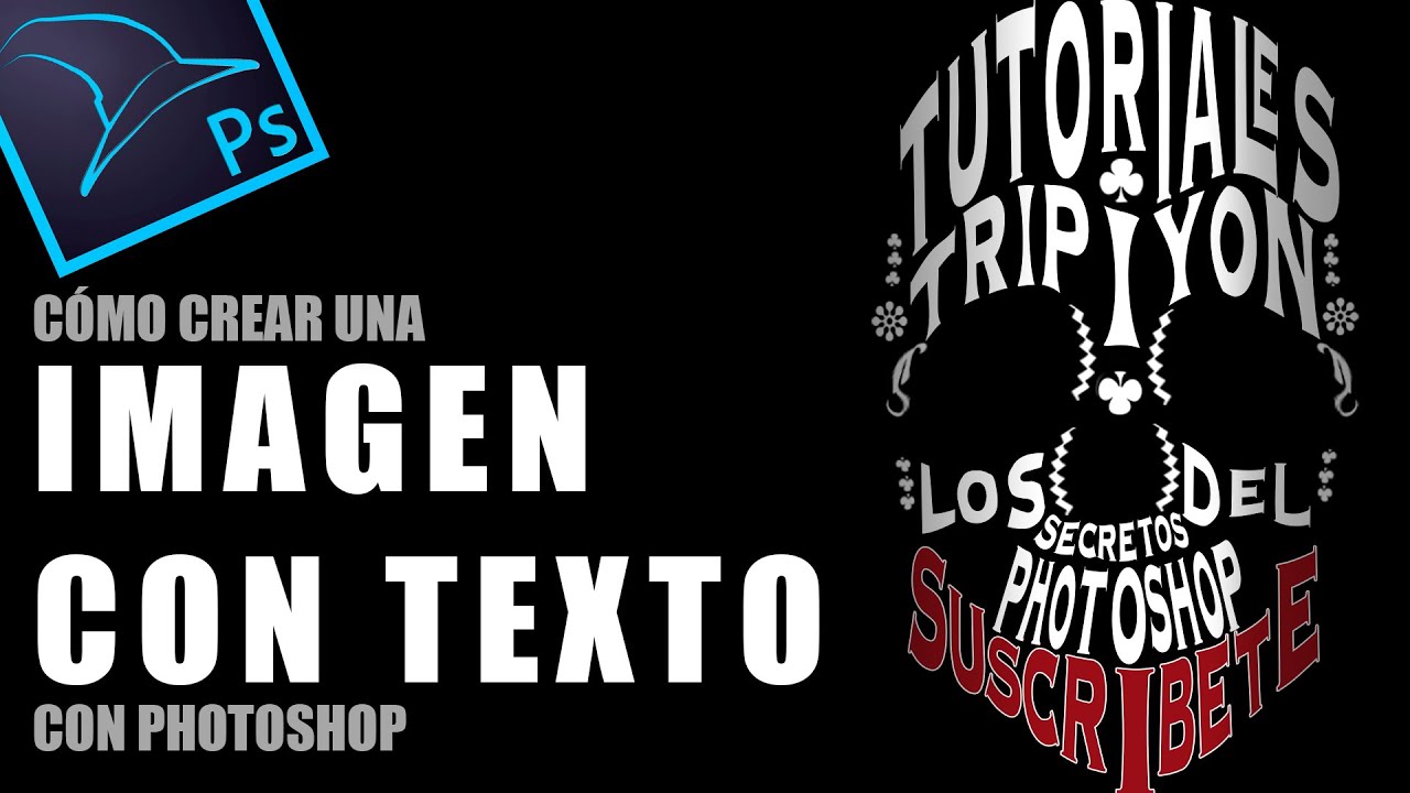 C&oacute;mo crear una imagen con texto con Photoshop