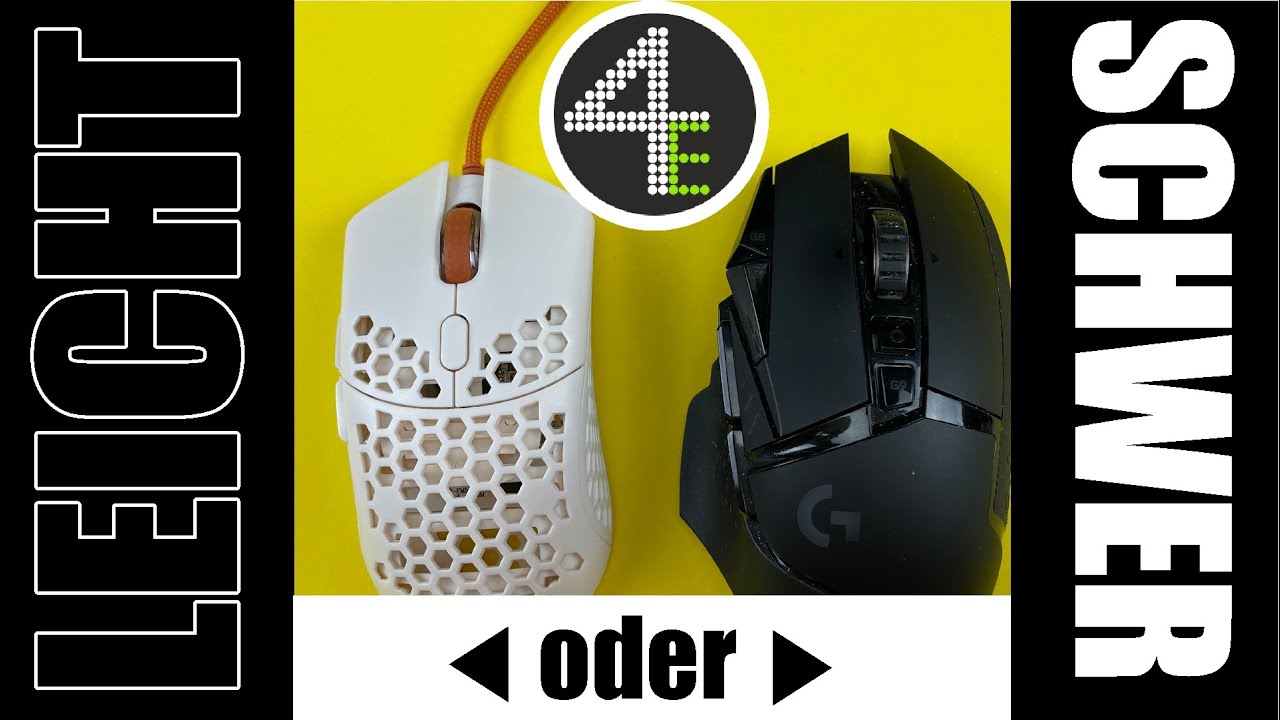 Leichte oder schwere Gaming-Maus. Was ist besser? Fakten & Spekulatius.