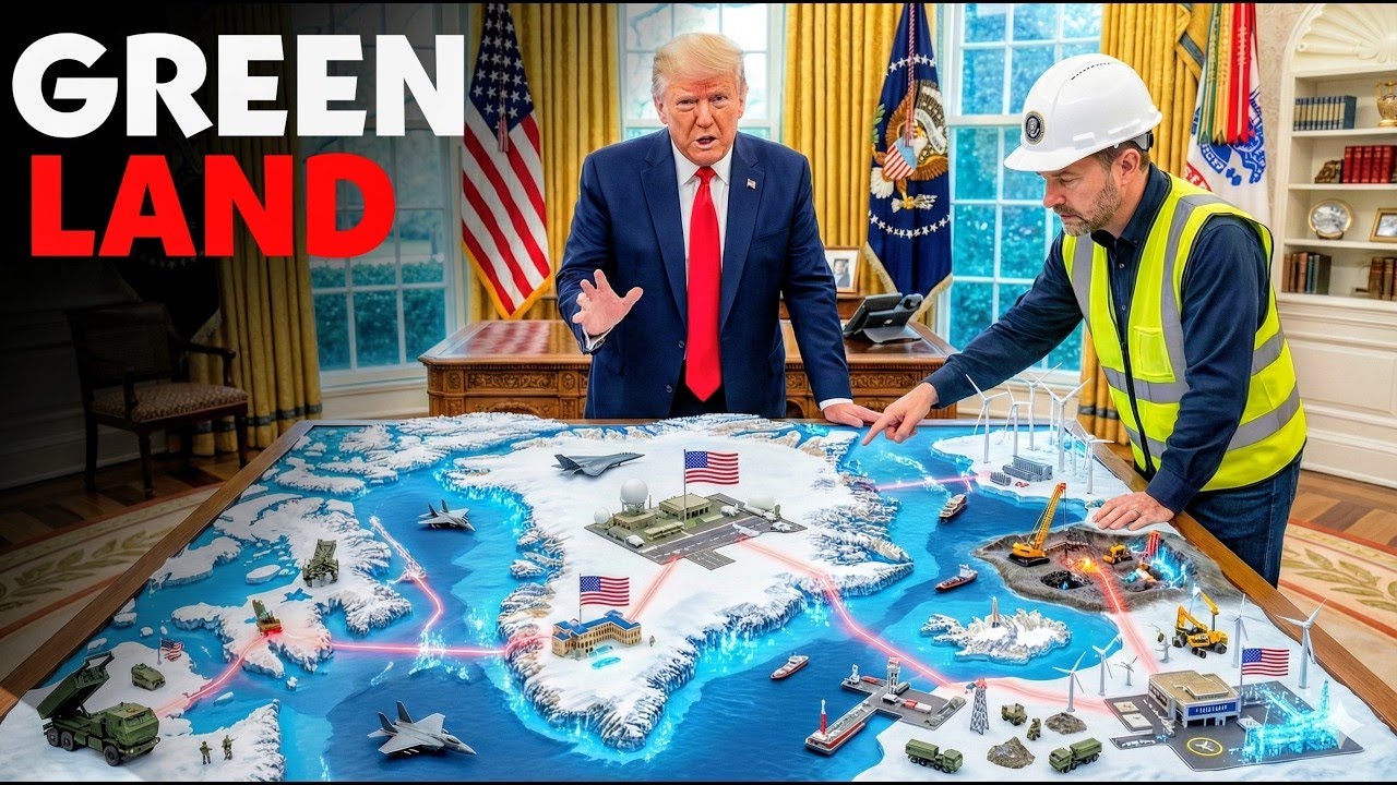 Why the USA Needs Greenland 🇺🇸 | Trillion-Dollar Arctic Bases, Minerals & Mega Highways (Concept)