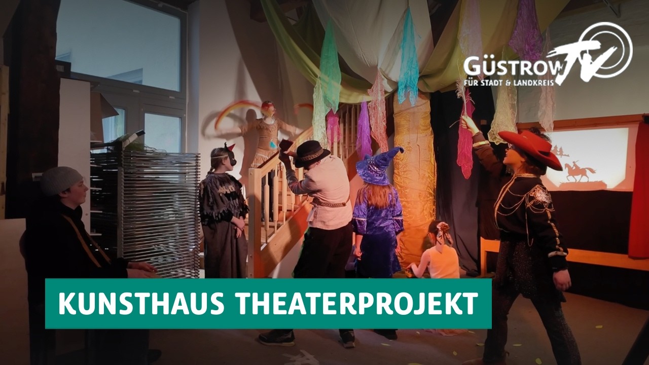 Vorhang auf für den Feuervogel, Theaterwoche in den Winterferien im Kunsthaus Güstrow