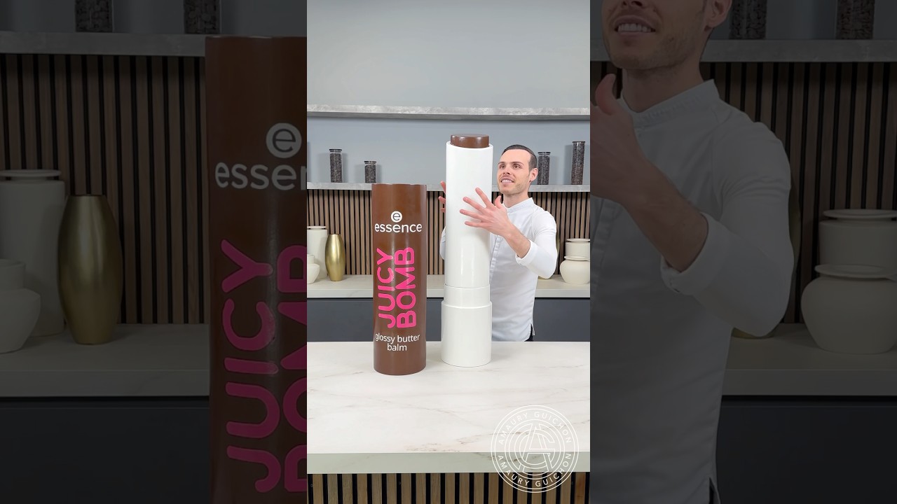 Chocolate Lip Balm! 💄 Would you eat it or use it? #amauryguichon #chocolate