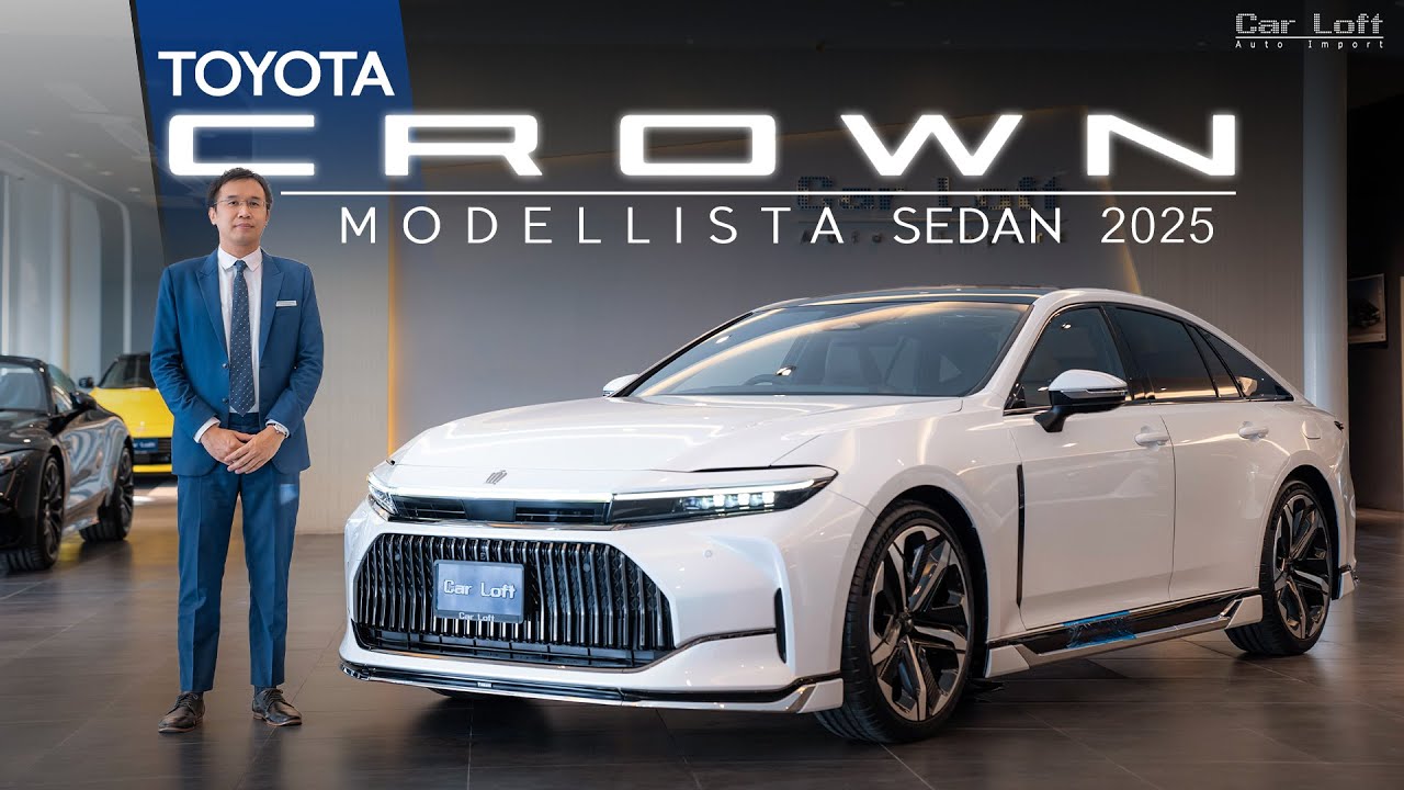 รีวิว Toyota Crown Sedan HEV 2025 ชุดแต่ง Modellista จากญี่ปุ่น