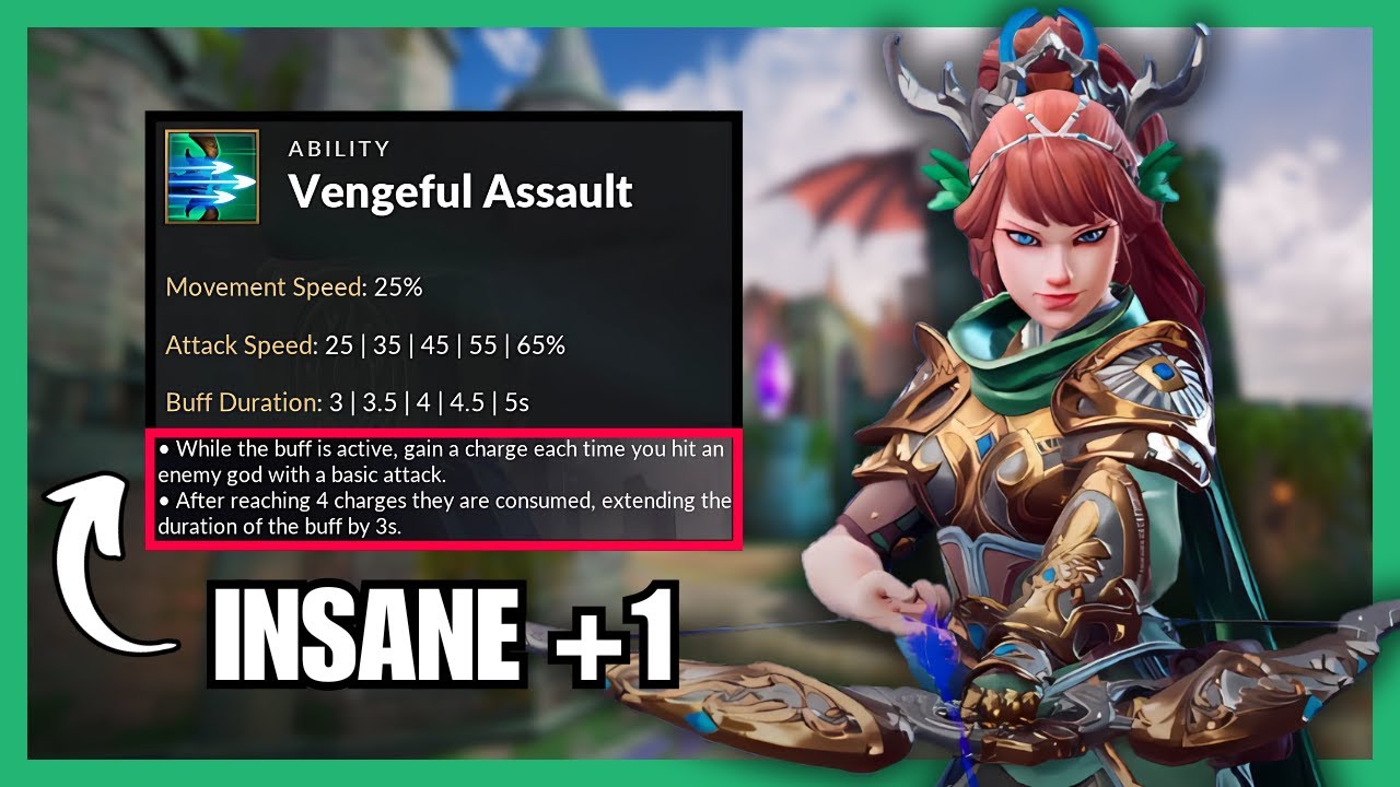 Artemis Can Now Channel Her Stim For An Entire Fight (Smite 2 Joust)
