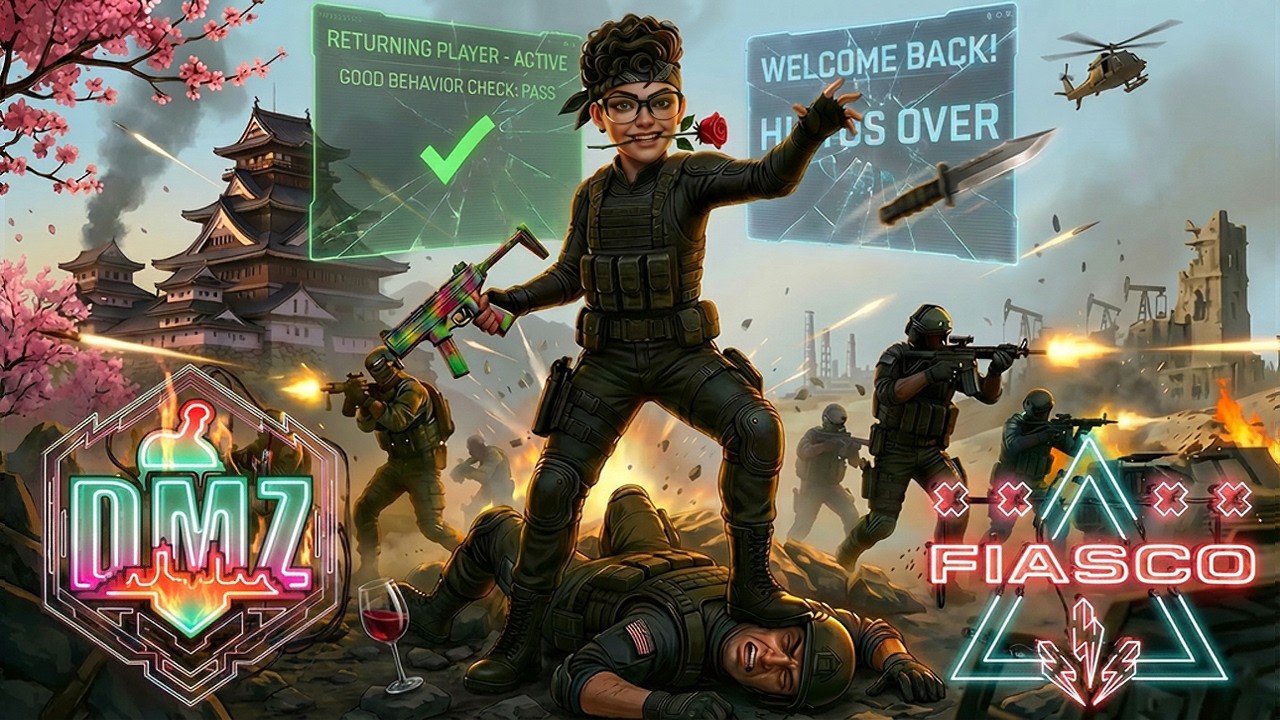 🔴DMZ LIVE: Main Character Energy, NPC Aim, Gas station's finest. A Fiasco DMZ story🤠🍷🔪🎯🤣🎒