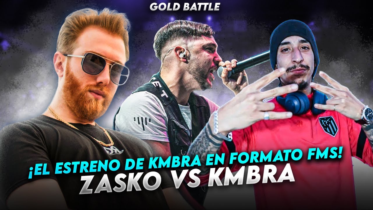 ¡ZASKO PRIME EN EL ESTRENO DE KMBRA EN FORMATO FMS! | KMBRA VS ZASKO GOLD BATTLE NACIONAL