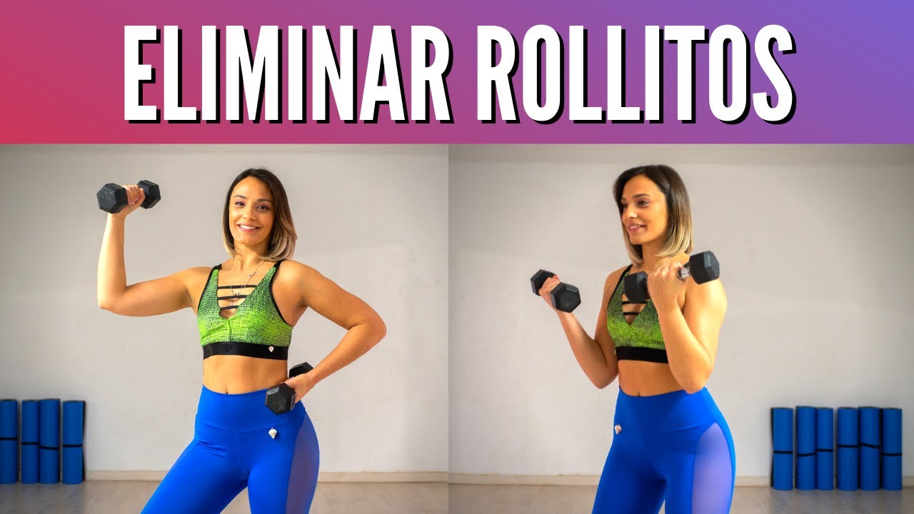 ELIMINAR ROLLITOS: rutina brazos perfectos para bíceps y tríceps