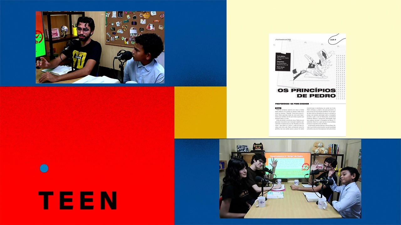 Lição 08: Os Princípios de Pedro #podcast #sabatinaadolescente #podcasteen