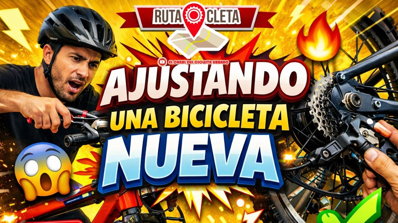 RUTA CLETA - AJUSTANDO UNA BICICLETA NUEVA ¿TE REGALARON UNA BICICLETA O COMPRASTE UNA?