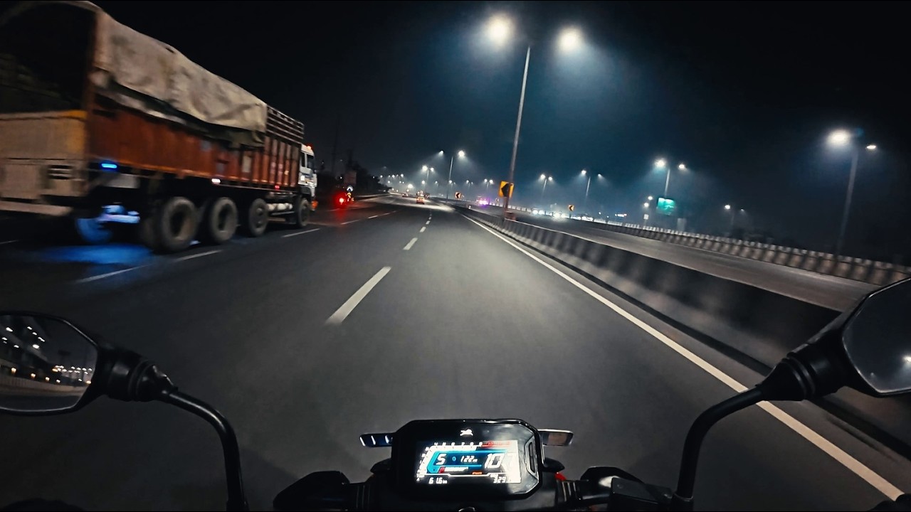 NCR Cyberpunk: Midnight POV on the TVS Raider 125 🌃