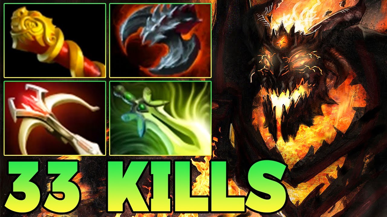 33 Kills Shadow Fiend Dota 2 ! SF Dota 2 Mid Lane Carry Gameplay Build Guide 7.40