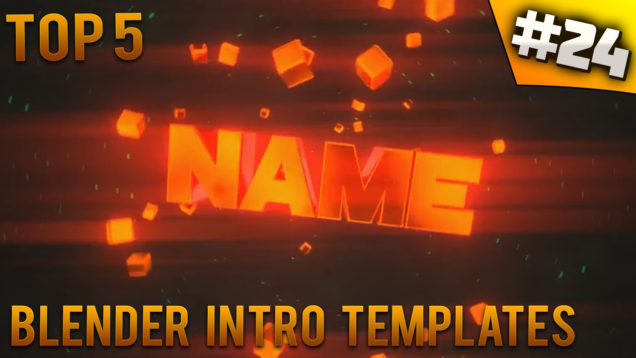 TOP 5 Blender intro templates #24 (Free download)