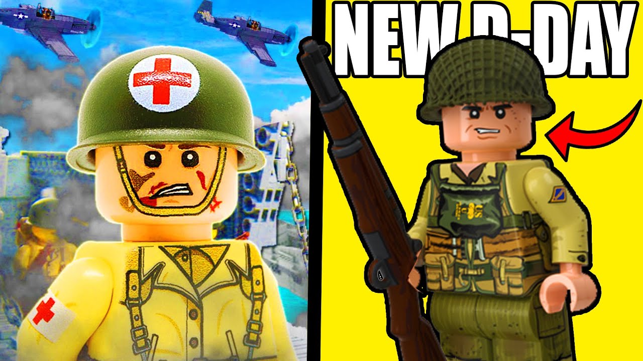 Новые поддельные минифигурки LEGO армии США, посвященные высадке в Нормандии, просто невероятны!
