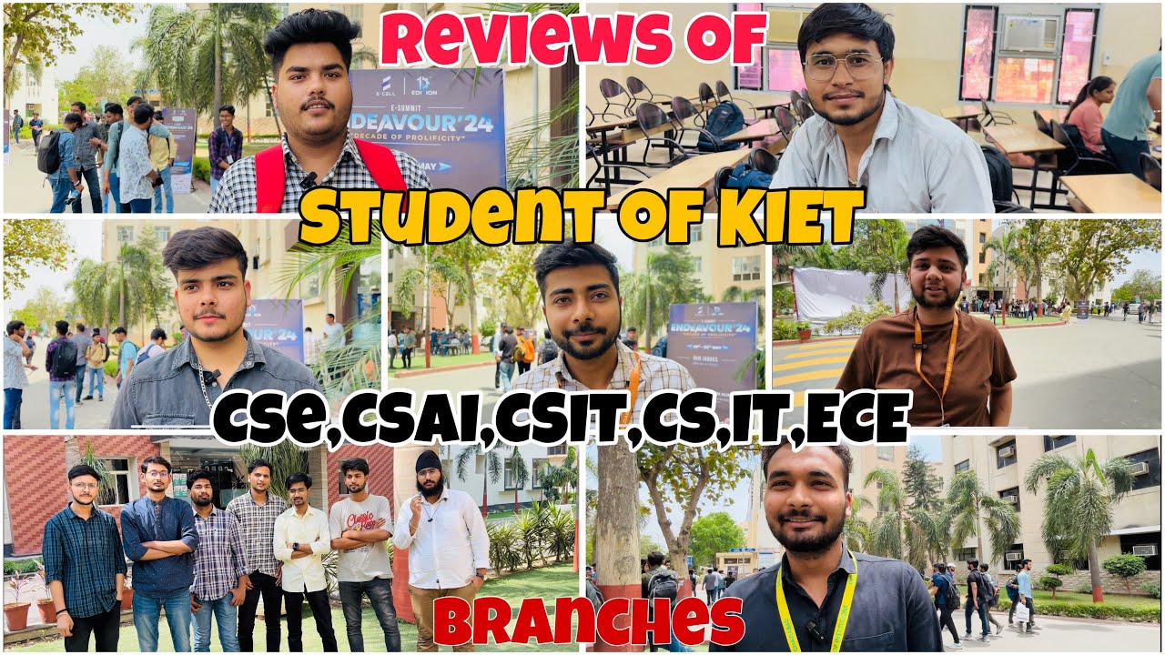 Reviews of students of KIET of CSE,CSIT,CSAI,CS and ECE BRANCH❤️🤗 | Niyush kumar vlogs |