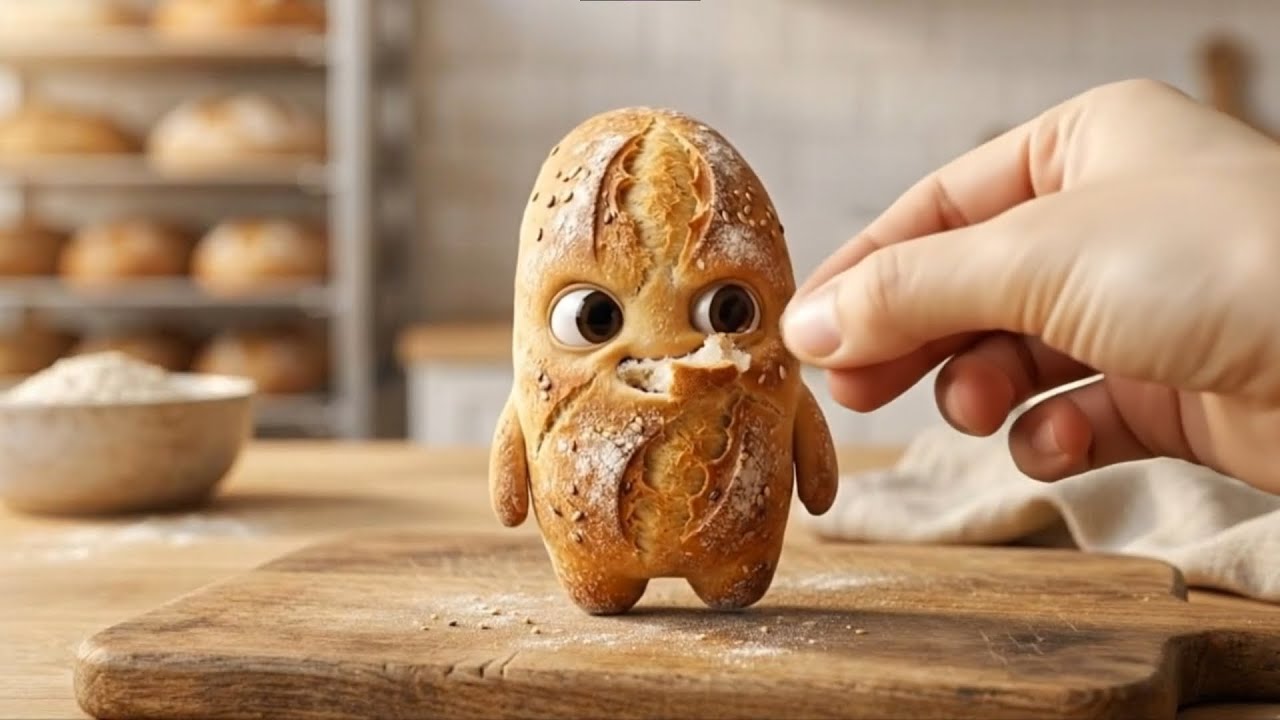 What If Your Food Was Alive 🍞🍎 ASMR