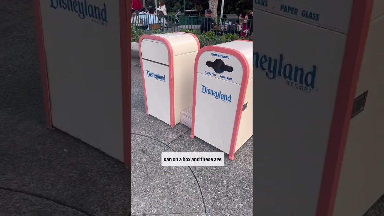 WHAT are these Disneyland trash cans?!? 👀