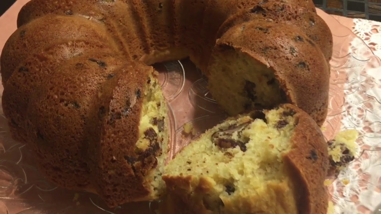 Original Raisin&Walnut mix Pound Cake Recipe