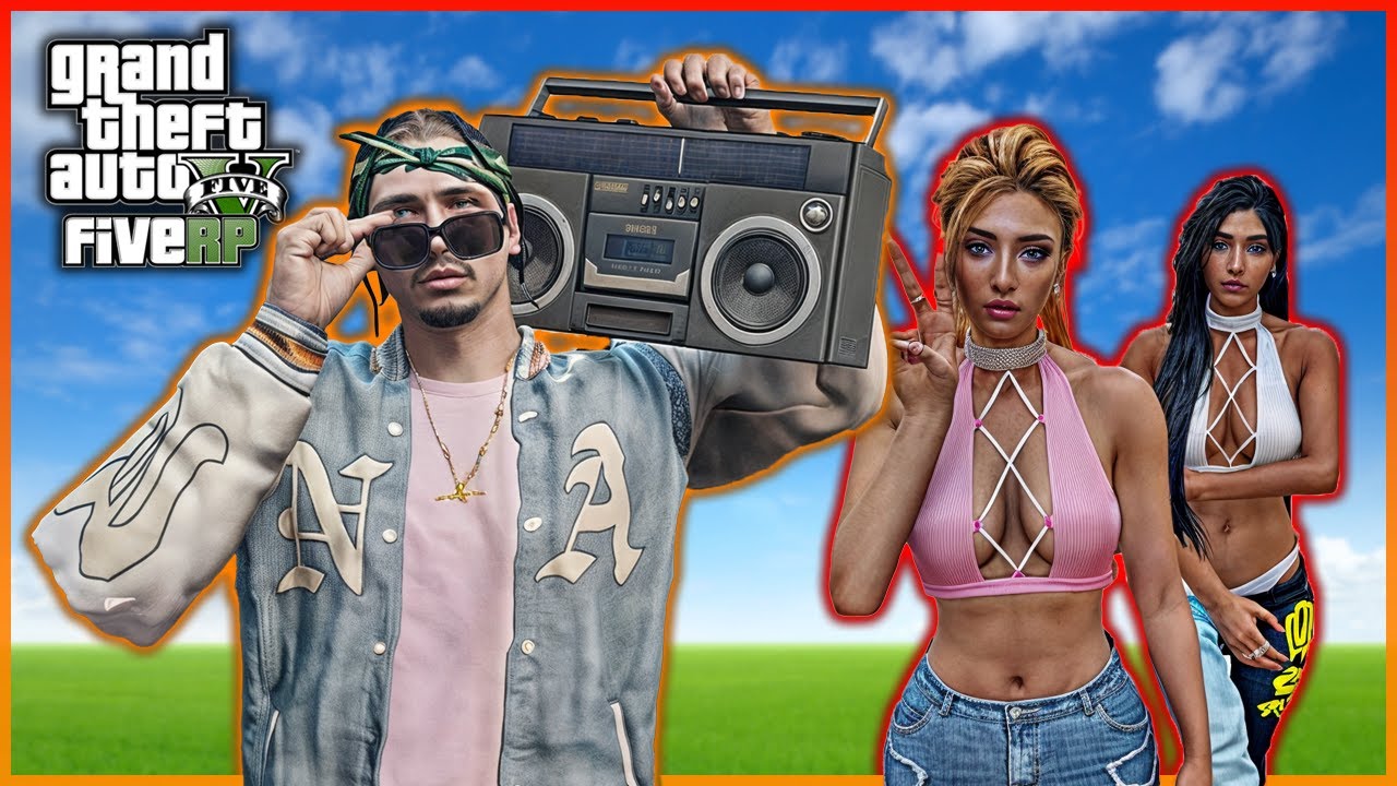 Lil D freestyling for shorties on GTA RP