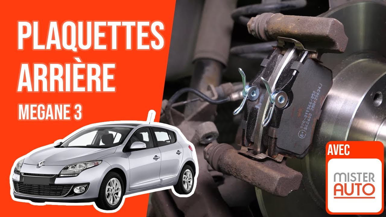 Changer les Plaquettes arrière Megane 3 🚗