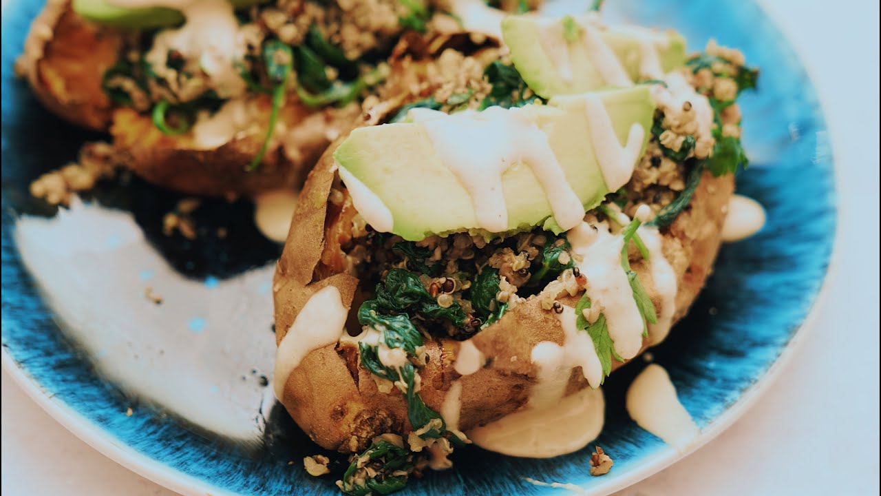 Gefüllte Süßkartoffel | Vegan | Mimilicious