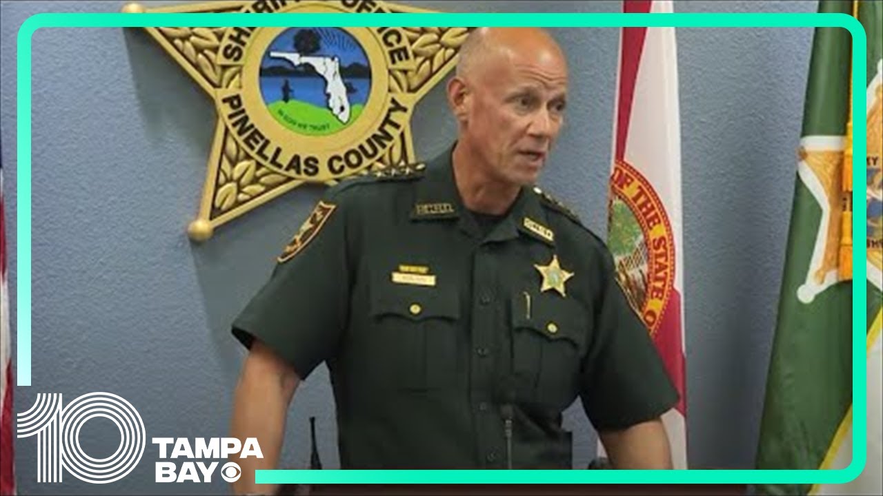 Pinellas County Sheriff Bob Gualtieri gives details of shooting involving police officer