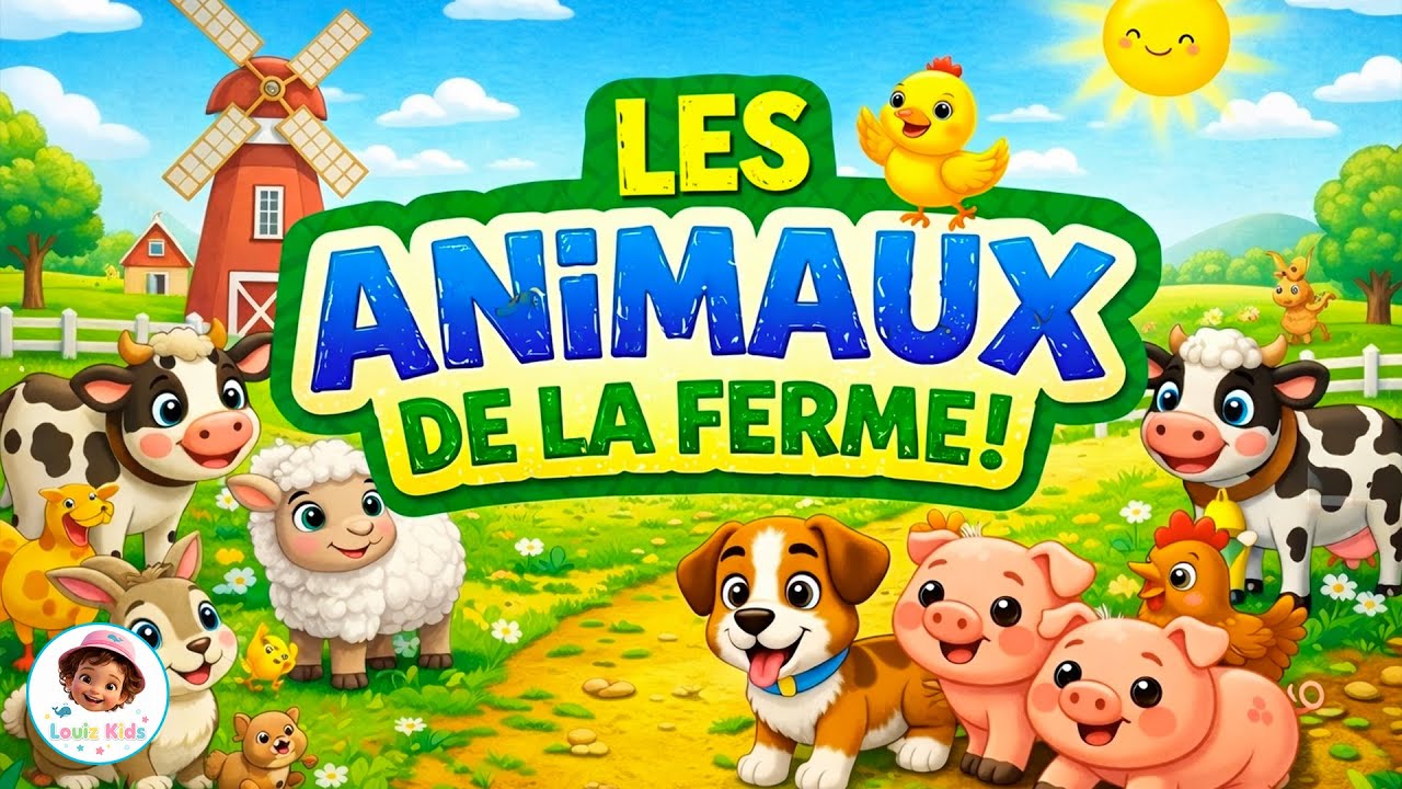 Découverte des animaux de la ferme | louiz kids