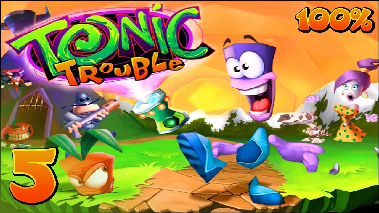 Tonic Trouble (PC) - 1080p60 HD (100%) Walkthrough Episode 5 - Canyon