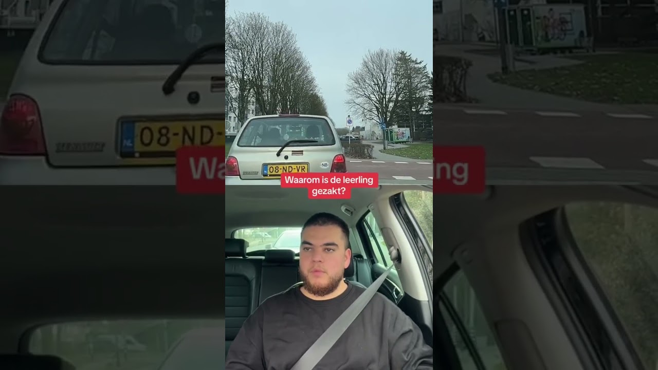 Weet jij waarom de leerling gezakt is!✋🏽🚗 #rijles #rijlessen #rijschool #rijbewijs #rijbewijstips