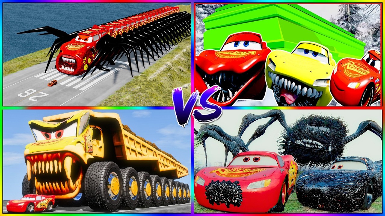 The IMPOSSIBLE Tiles Hop level begins! 🚗⚡ McQueen and Coffin Dance Cover Remix 🎵🔥