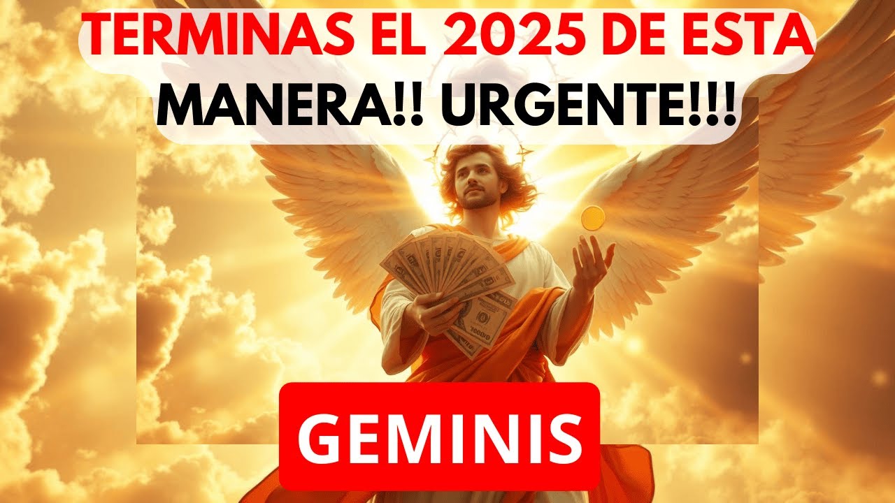 GEMINIS ♊😱🔥UN DINERO Y UN FIN DE AÑO 2025 EXCELENTE VIENEN A TI 💰✨ESTO VA A CAMBIARLO TODO 🟢 🟢