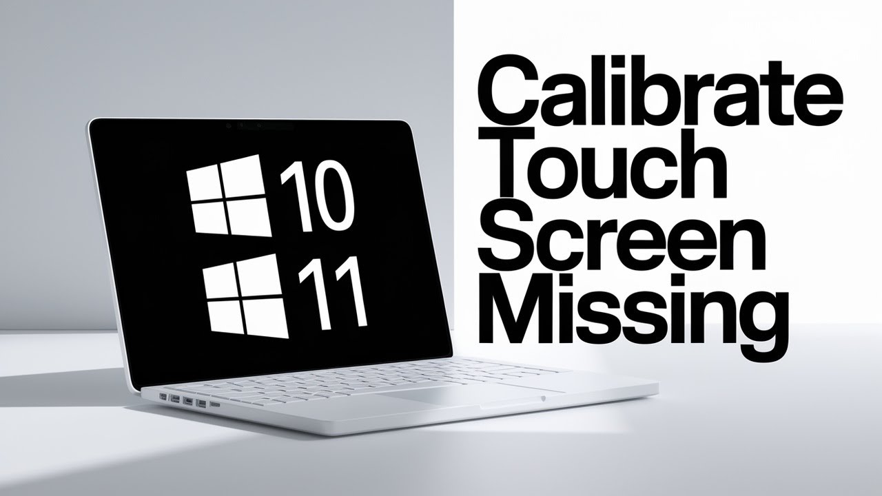 Исправление отсутствующей опции калибровки сенсорного экрана в Windows 11/10 — ПОЛНОЕ РУКОВОДСТВО...