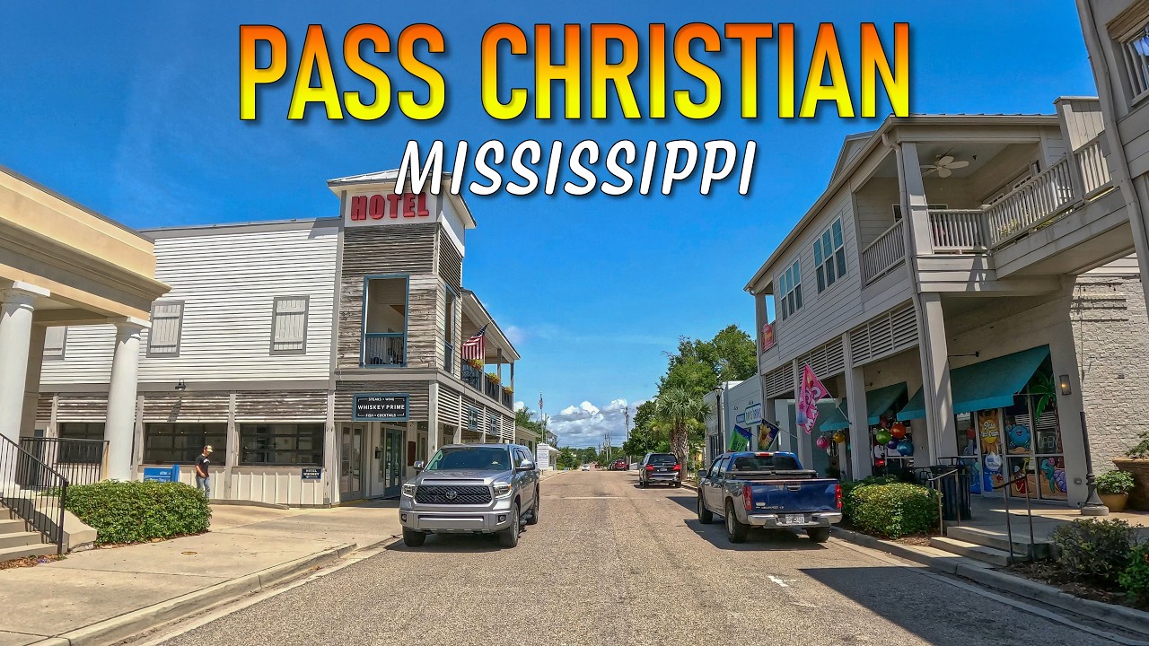 Pass Christian Mississippi Driving Through
