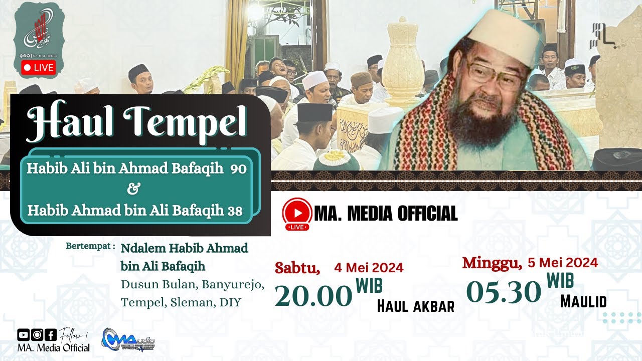 LIVE PEMBACAAN MAULID HAUL TEMPEL 2024 | MAJELIS MUHAYYIJUL ASYWAQ | SLEMAN YOGYAKARTA, 4 MEI 2024