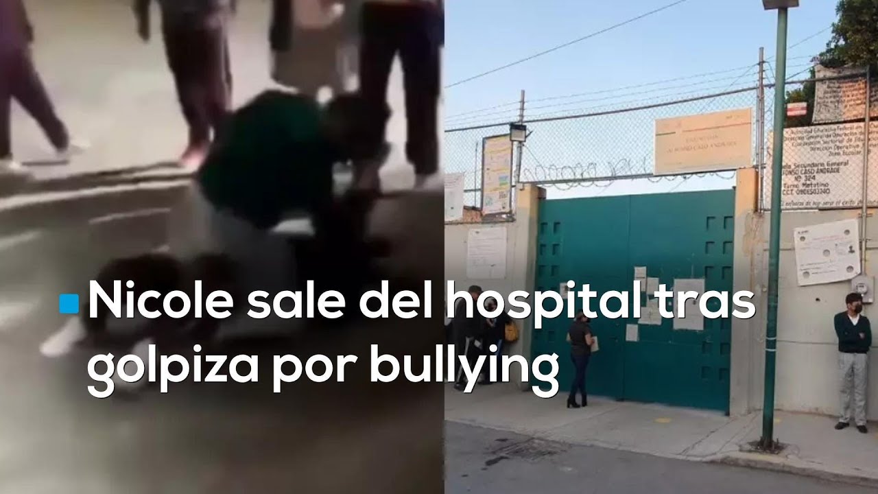 ¡La golpearon por sus tenis! | Nicole, de 12 años, sale del hospital tras golpiza en secundaria