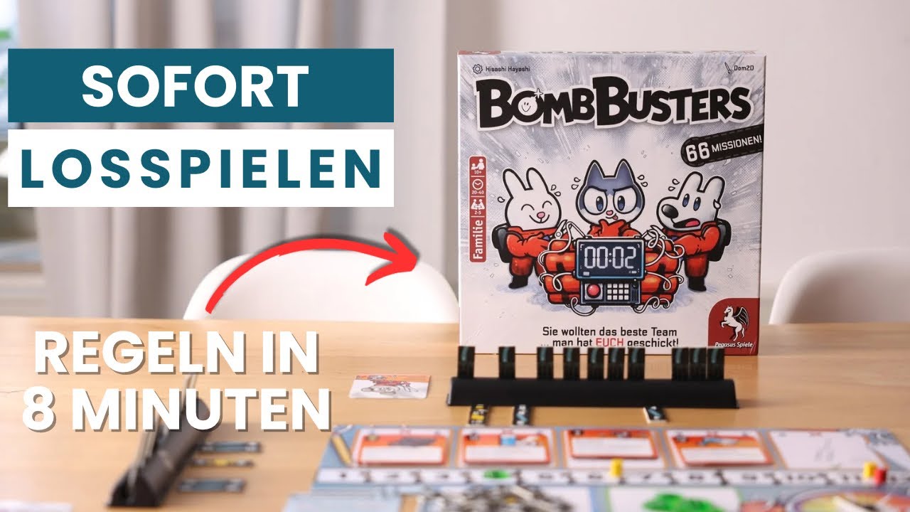 Bomb Busters &ndash; Alle Regeln einfach erkl&auml;rt! | Familienspiel
