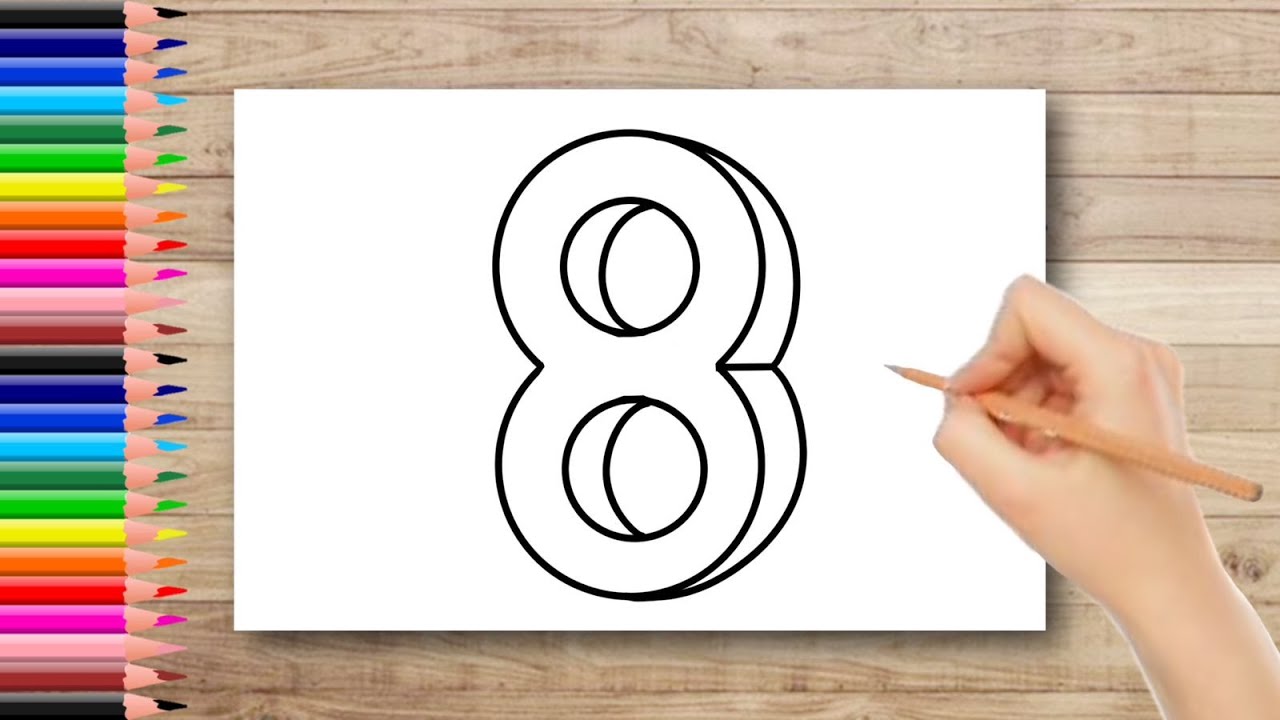 How To Draw Number '8' In 3D