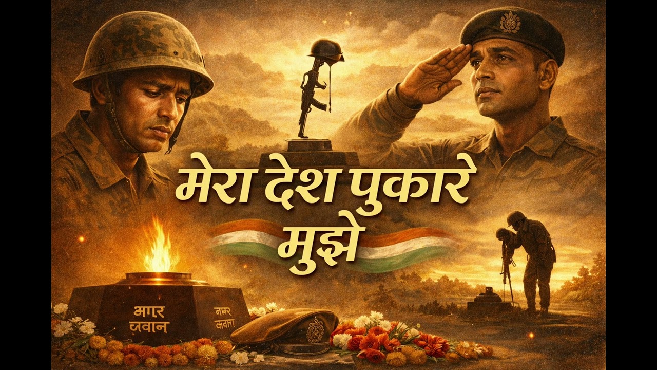 मेरा देश पुकारे मुझे | Heart Touching Desh Bhakti Song | Tribute to Martyrs | New deshbhakti song | 