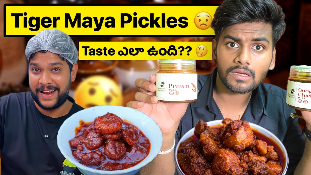 Tiger మాయ Pickles Taste ఏంటి ఇలా ఇలా ఉంది?? 🤧😯 MouLiving Life ❤️