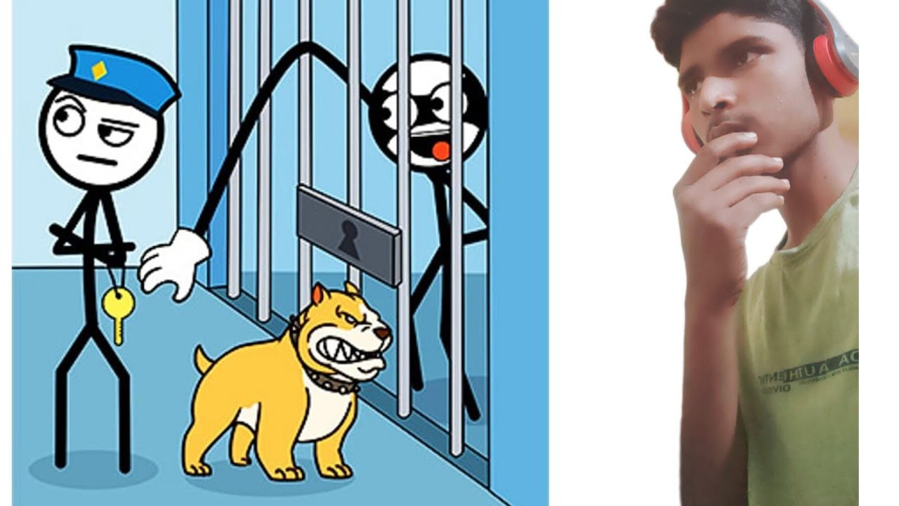 Thief puzzle to pass a level game 