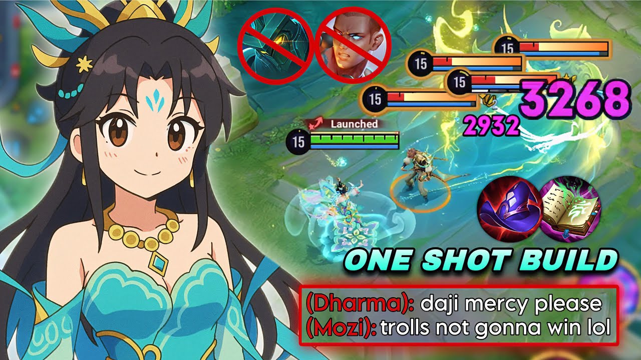 CHINA DAJI ONE SHOT BUILD IS BACK TO BULLY ENEMIES IN FARM LANE! | TOP 1 DAJI BUILD & ARCANA