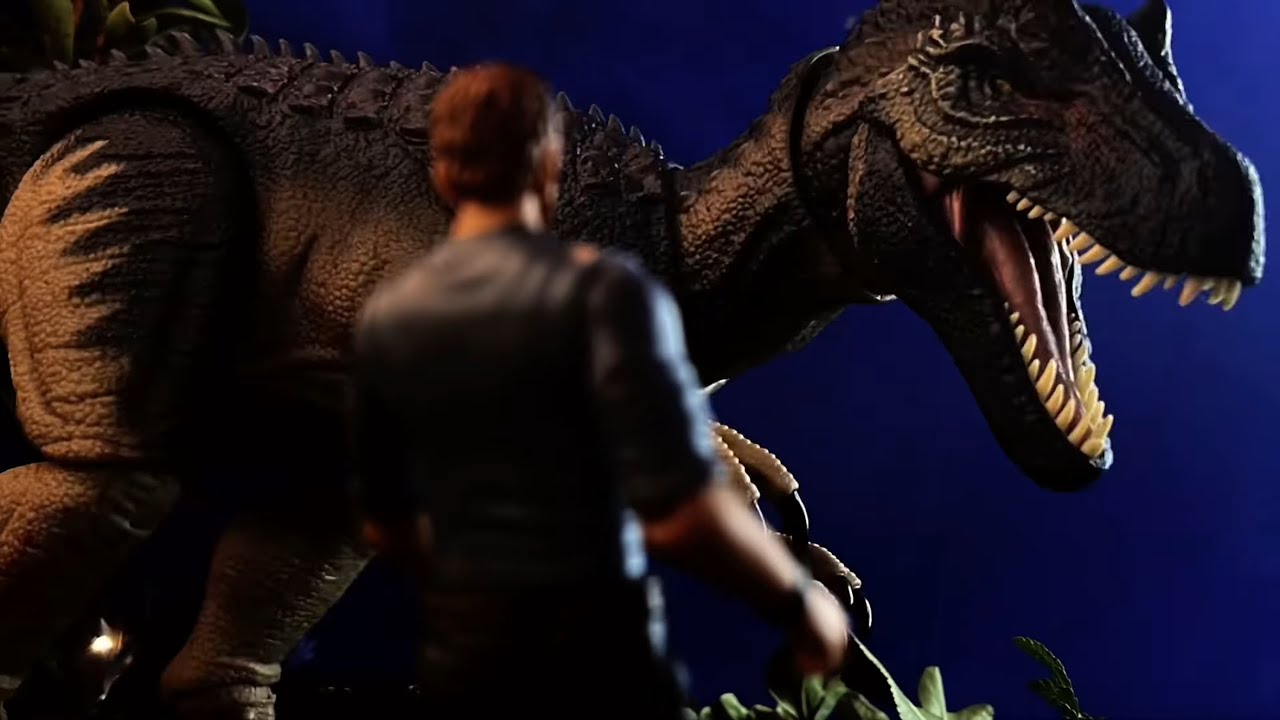 Allosaurus Hammond Collection Stop motion. BRUTAL