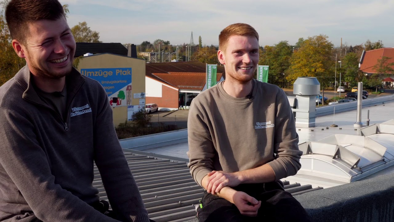 Robert und Max Arndt. Zimmerermeister 2019. #handwerkfeiert