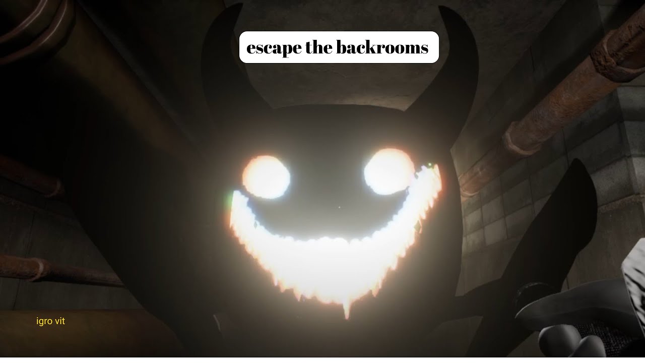 Держись на свету если не хочешь  умереть.escape the backrooms вторая серия летсплея